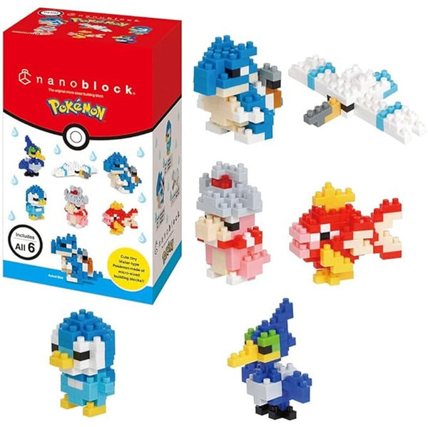 Nanoblock - Pokemon Water Type Set
