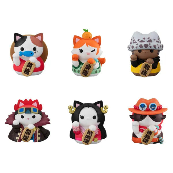 Nyan Piece Nyan! Beckoning Cat (Lucky Cat Pirates) - all 6 possible characters