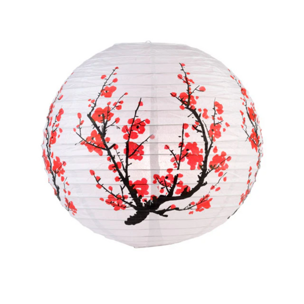 Japanese Plum Tree Cherry Paper Lantern
