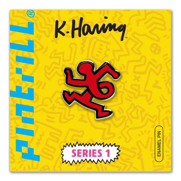 Keith Haring - Twist Man Pin - Red