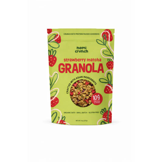 Nomi Crunch Strawberry Matcha Granola
