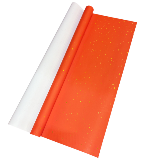 Rice Paper - Red with Gold Speckles (Single Sheet)