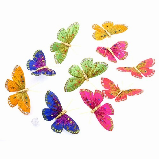 Colorful butterfly decoration