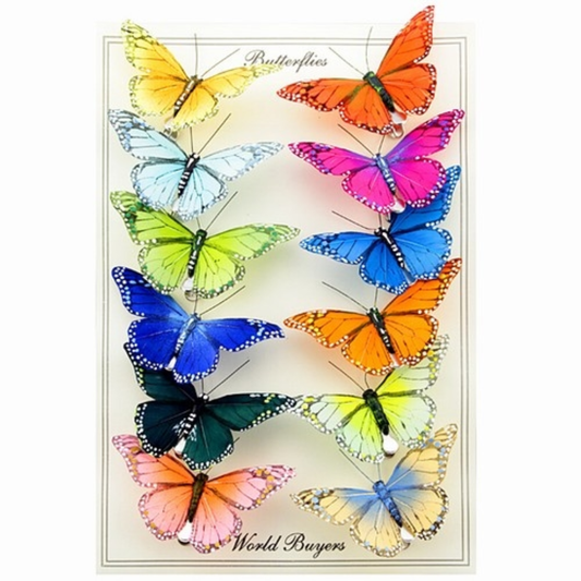 Colorful butterfly decoration