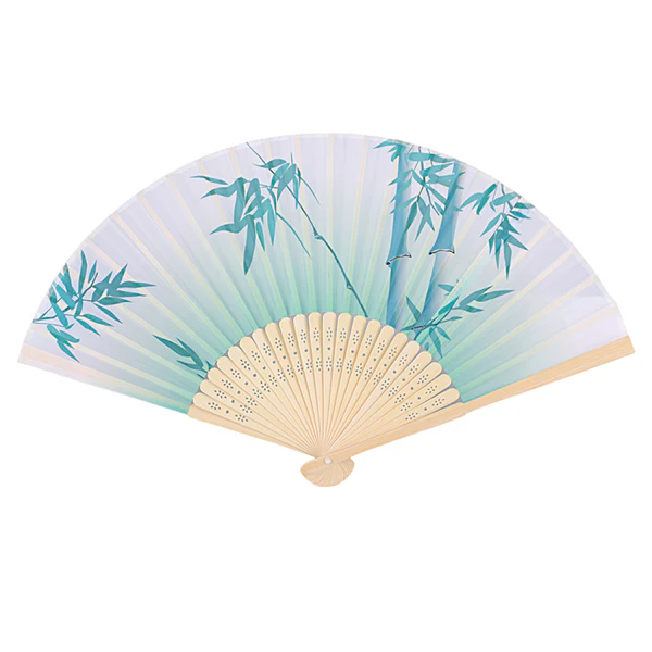 Bamboo Forest Hand Fan