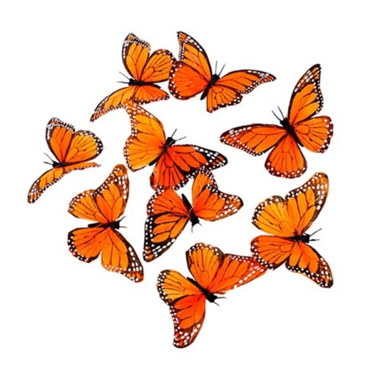 Monarch butterfly garland