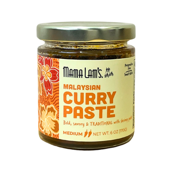 Mama Lam's Malaysian Traditional Curry Paste - Medium