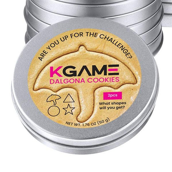 KGAME Dalgona Cookie Tin (2 Cookies) Season 1 #DalgonaChallenge