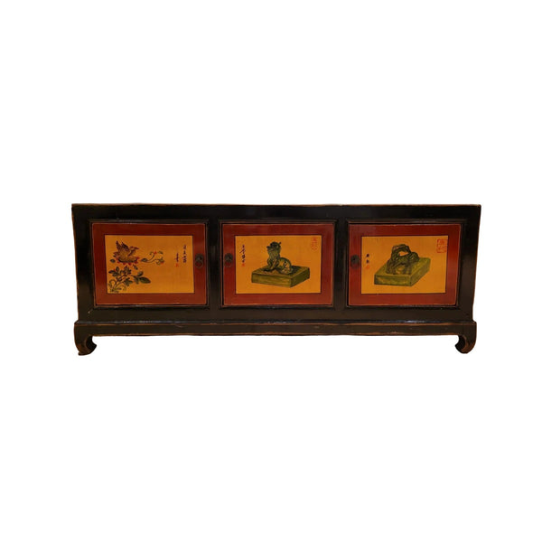 3 Door Media Console
