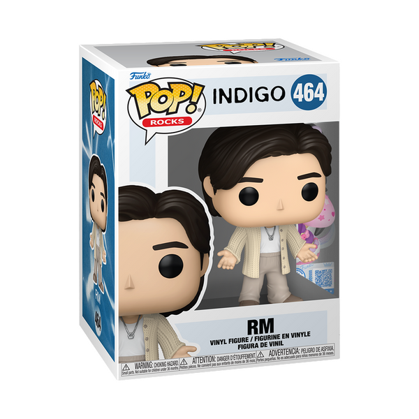 Funko Pop! vinyl figure packaging with character illustration on a white background