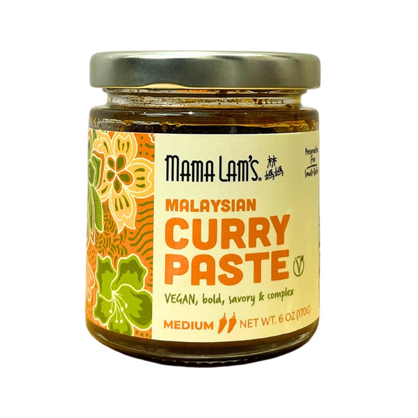 Mama Lam's Malaysian Vegan Medium Curry Paste - Medium