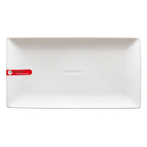 White rectangle dish