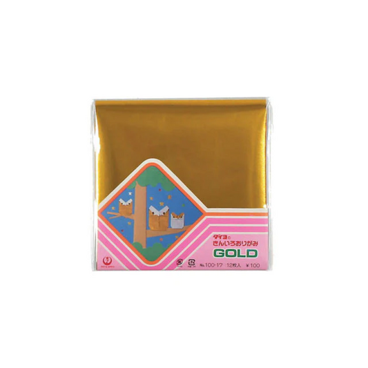 Gold origami foil