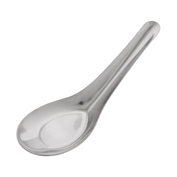 Stainless steel soup spoon