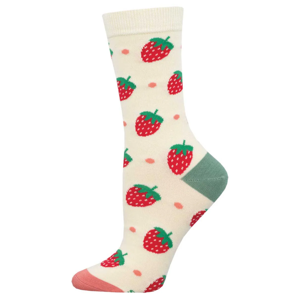 Strawberry Delight Novelty Socks