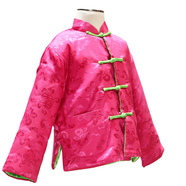 Kids Reversible Tang Jacket - Pink side