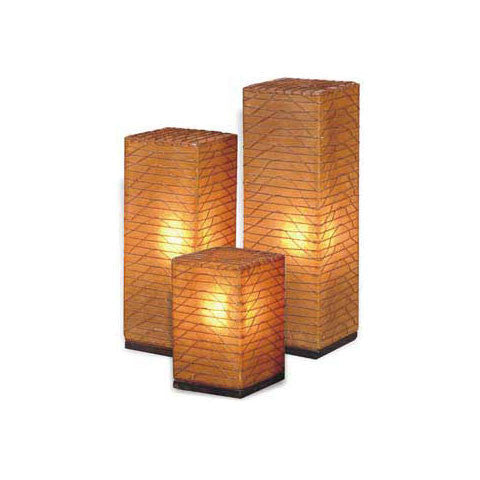 Three wave table lamps