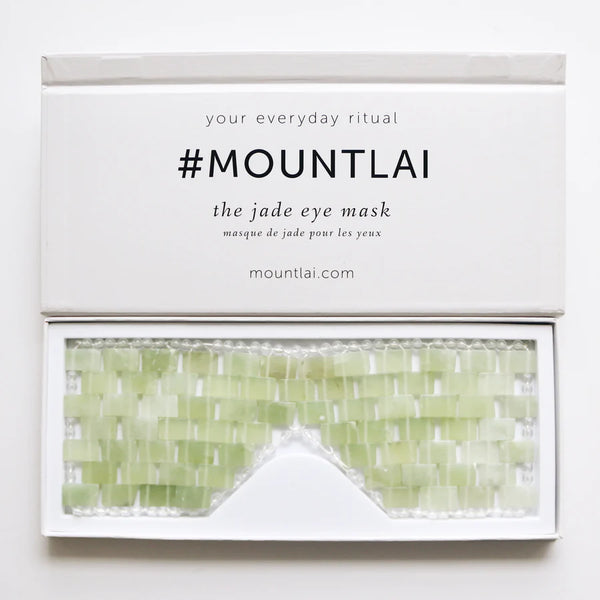 Jade eye mask in Mount Lai box