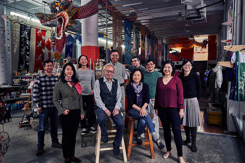 Pearl River staff posing at the Tribeca store