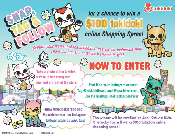 Tokidoki x Pearl River Mart Giveaway