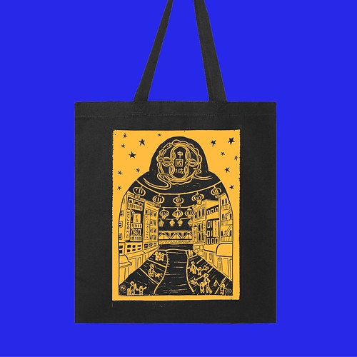 Moon Goddess tote bag