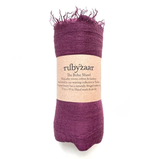 Rubyzaar Boho Organic Shawl