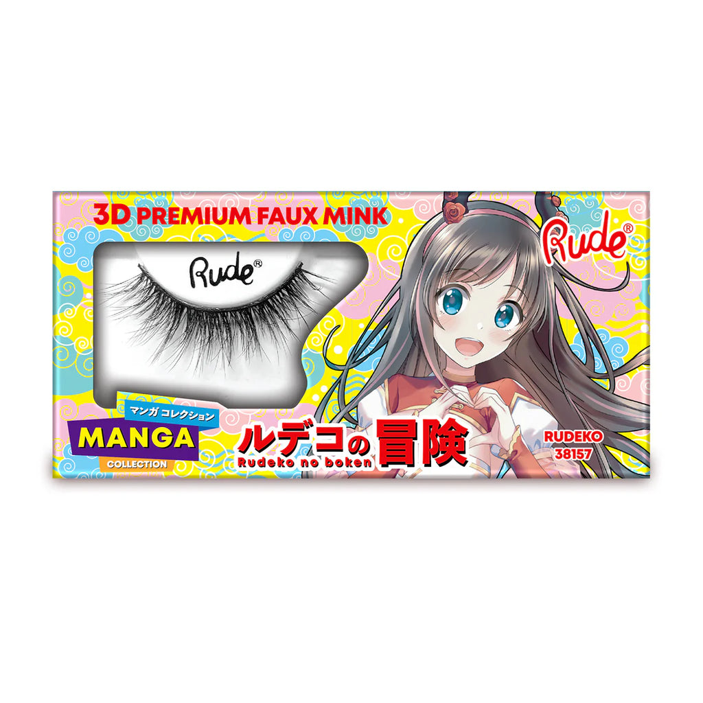 Manga 3D Faux Mink Lashes- Rudeko