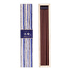Aloeswood incense sticks with a striped packaging design on a white background