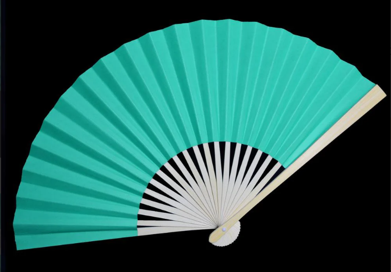 Premium Paper Folding Fan - 9 inches