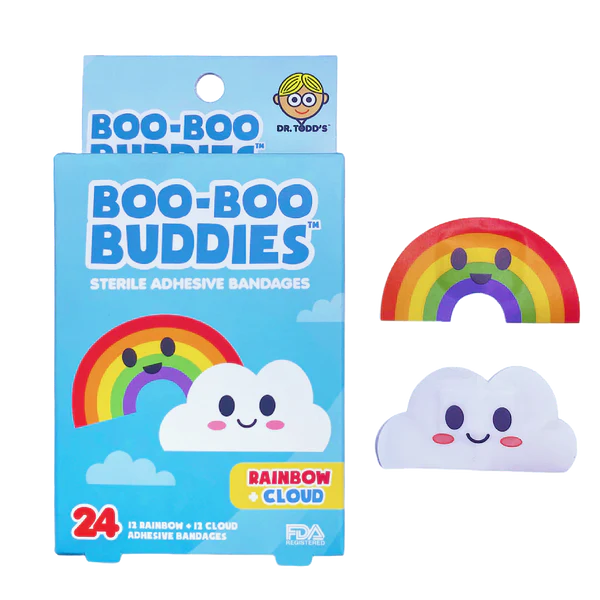 Boo Boo Buddies Bandages -Rainbow and Cloud