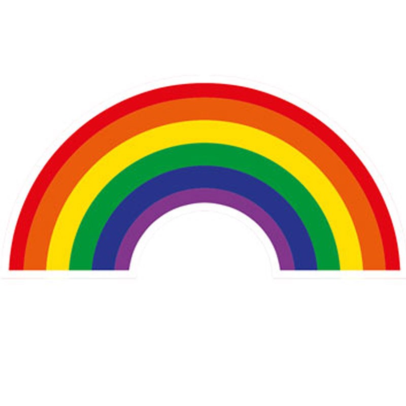 Rainbow Iron-On Patches