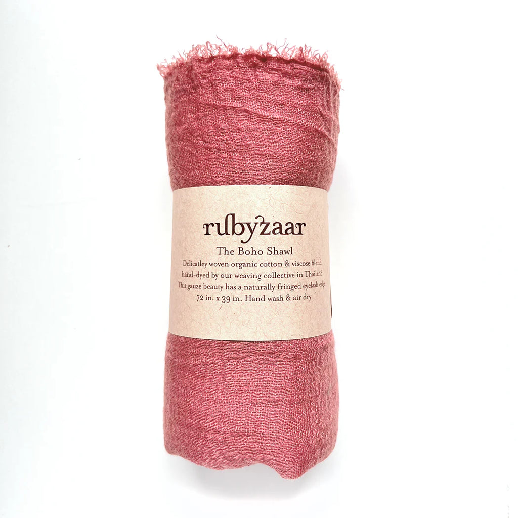 Rubyzaar Boho Organic Shawl
