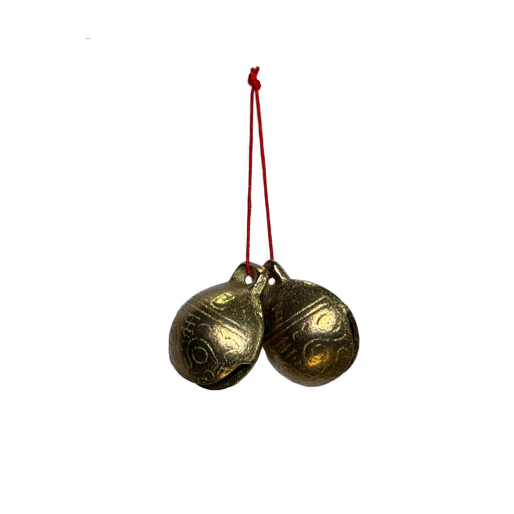Brass Tiger Bells (Set of 2)