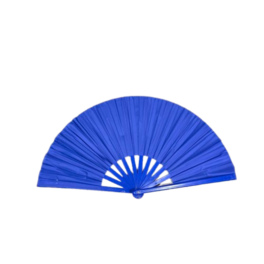 Solid Color Nylon Fabric Fan - Assorted Colors