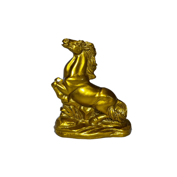 Gold horse figurine