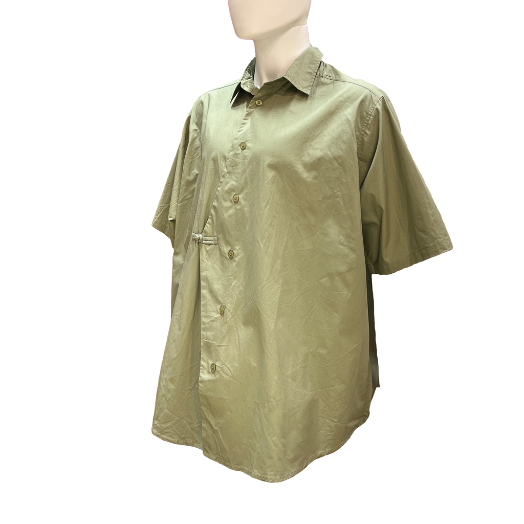 Asymmetrical Shacket - Sage
