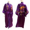 Embroidered Silk Robe with Dragon-Phoenix Design