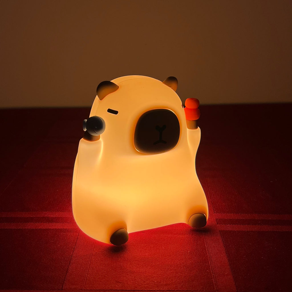 Silicone Capybara Night Stand Light