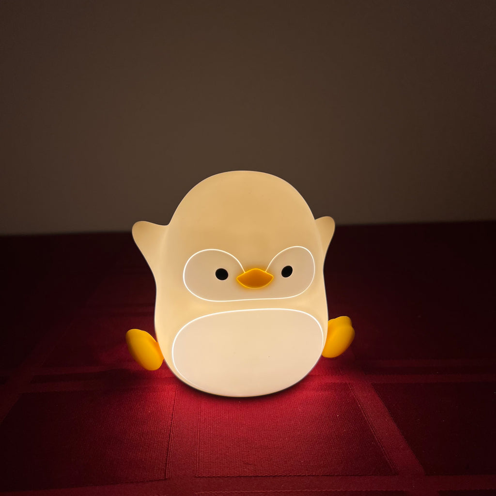 Silicone Penguin Night Stand Light