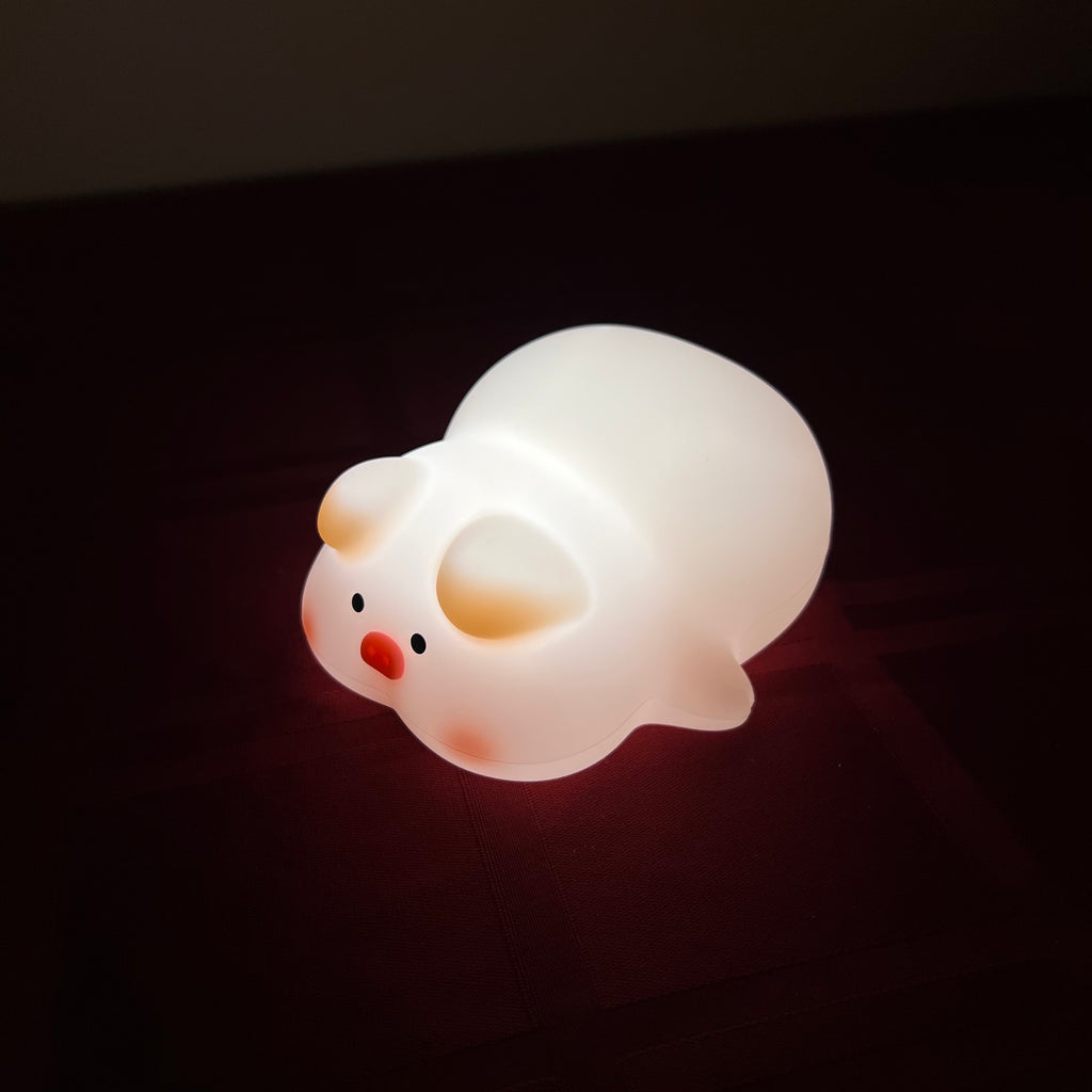 Silicone Pig Night Stand Light