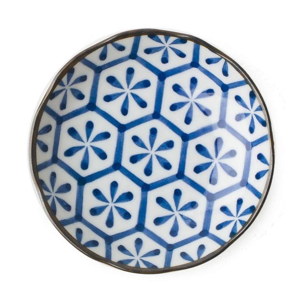 Monyou Hana Kikkou Shallow Plate