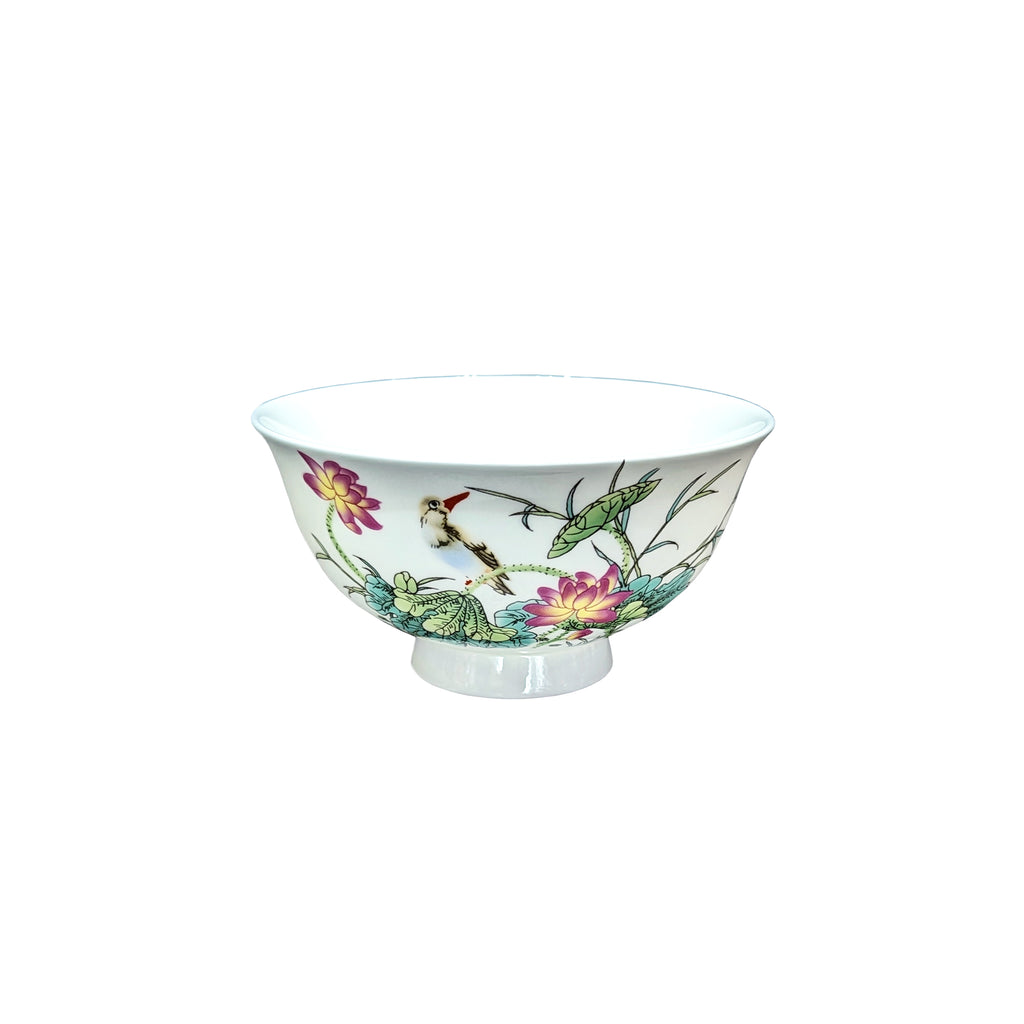 Season Motif Rice Bowl - Summer (Lotus)