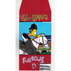 Cartoon character on a horse with 'El Barto' and 'Furious D' text on a red background
