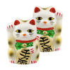 Premium White Lucky Cat (Maneki-Neko Welcoming Cat)