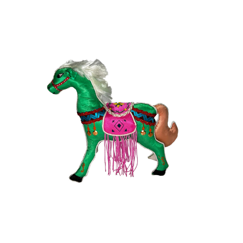 Satin Embroidered Horse - 6 Inches