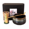 Matcha Bowl Set-Black Brown