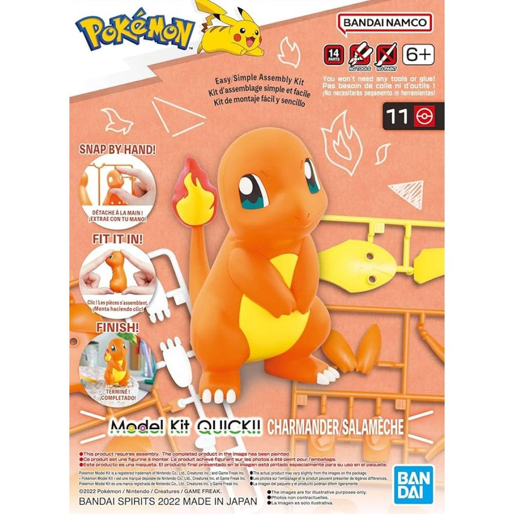 Pokemon Model Kit Quick Charmander