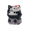 Itachi Uchiha with a cat-like mask wearing a black outfit - Side view