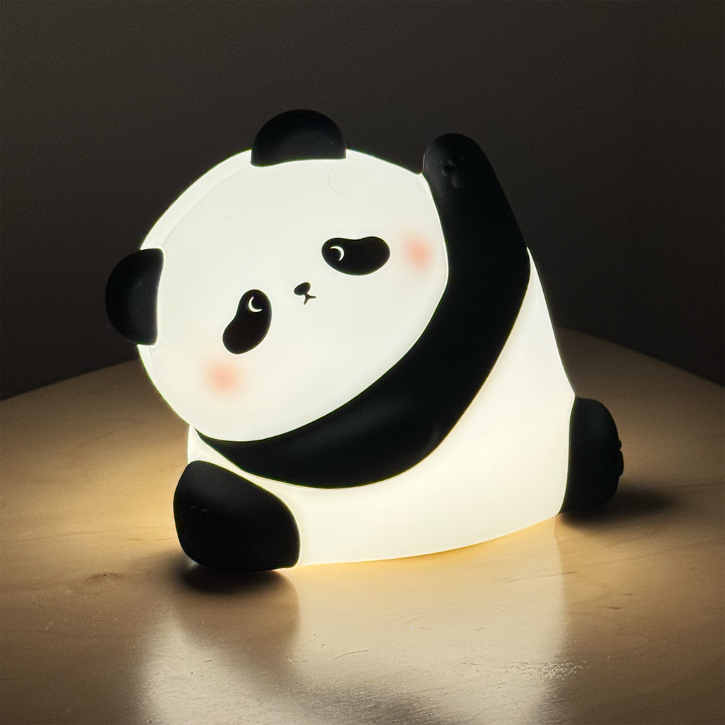 Silicone Stretching Panda Night Stand Lamp