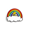 Woodstock Rainbow Cloud Pin